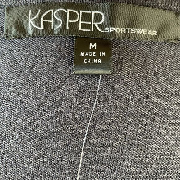 NWT Kasper Sportswear Long Sleeve Tunic Top Size M - Picture 6 of 7
